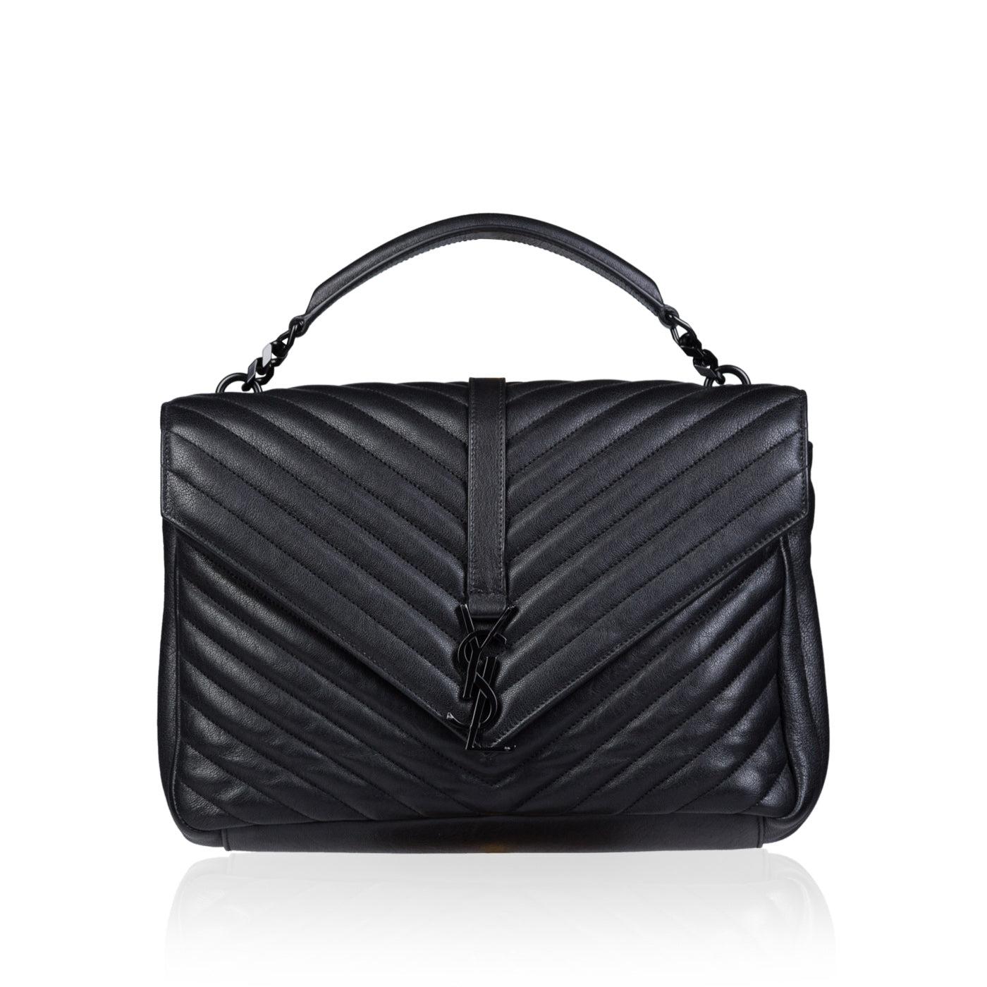 Saint Laurent Collège Large Satchel