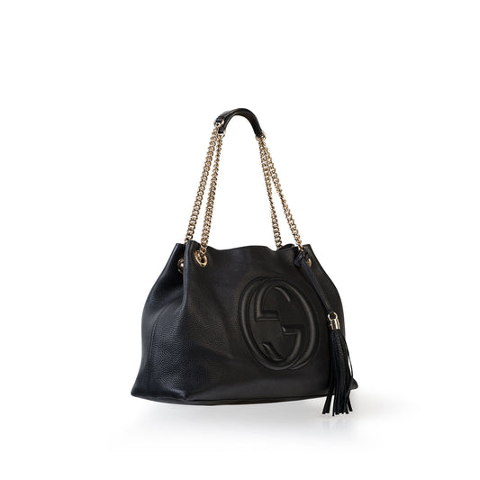 Gucci Soho Medium Textured Shoulder Bag