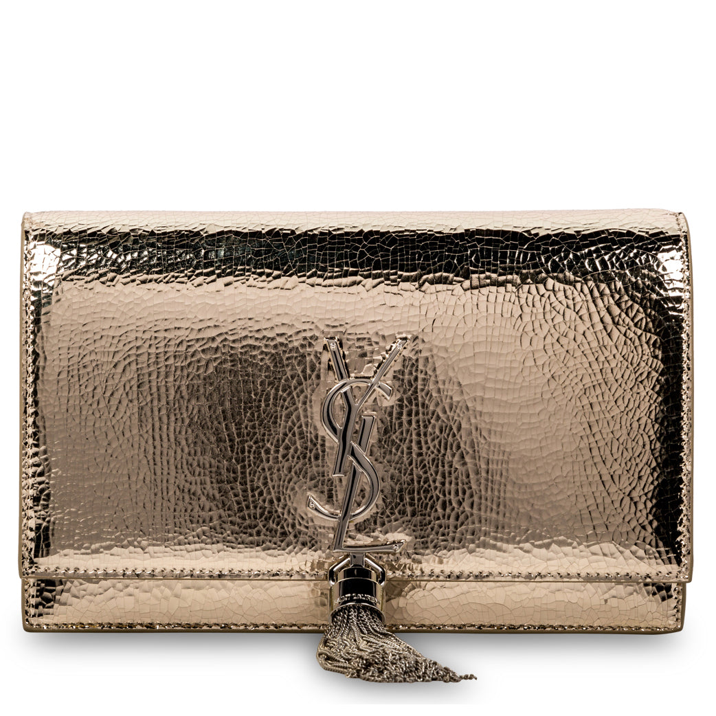 Saint Laurent Metallic Kate Tassel Bag