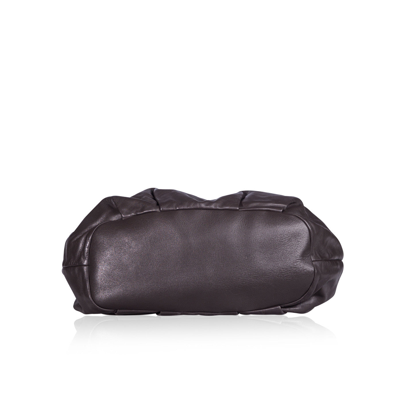 Prada Bruciato Cervo Leather Bauletto