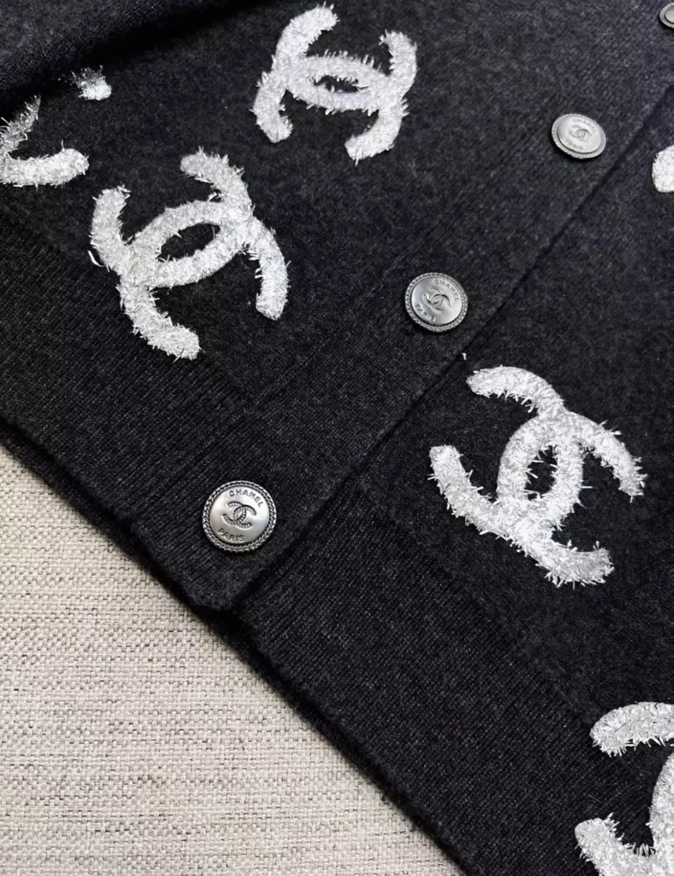 CHANEL 22A Cashmere Cardigan
