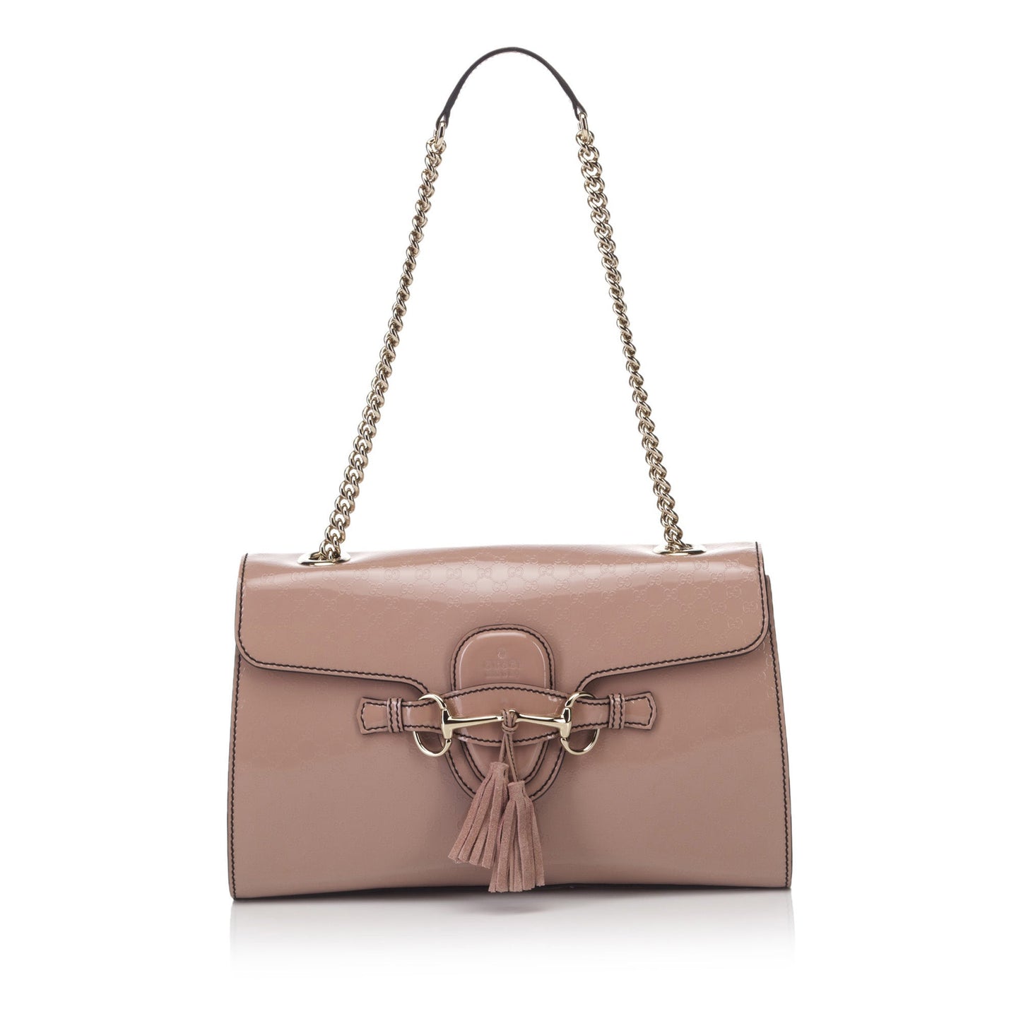 Gucci Emily Guccissima Patent Leather Bag