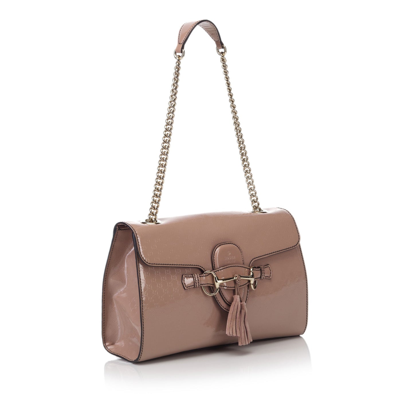Gucci Emily Guccissima Patent Leather Bag