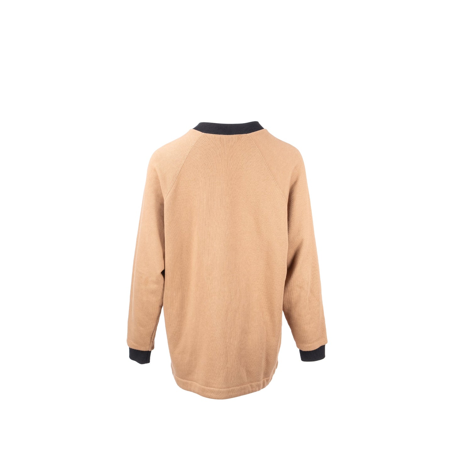 GUCCI Size XS Vintage Logo Sweatshirt Cotton Carmel/Multicolour