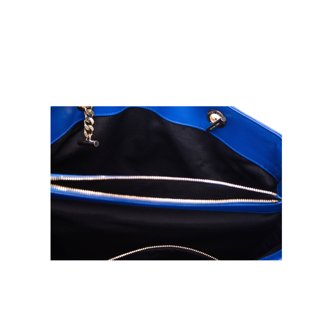 Saint Laurent Grained Matelasse Leather Tote