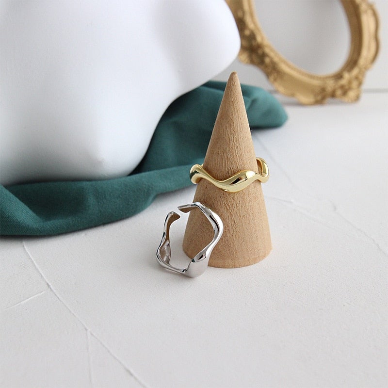 925 Sterling Silver Wave Ring