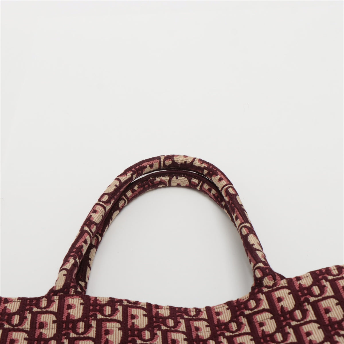 ITEM 7 - Dior Medium Oblique Book Tote Burgandy