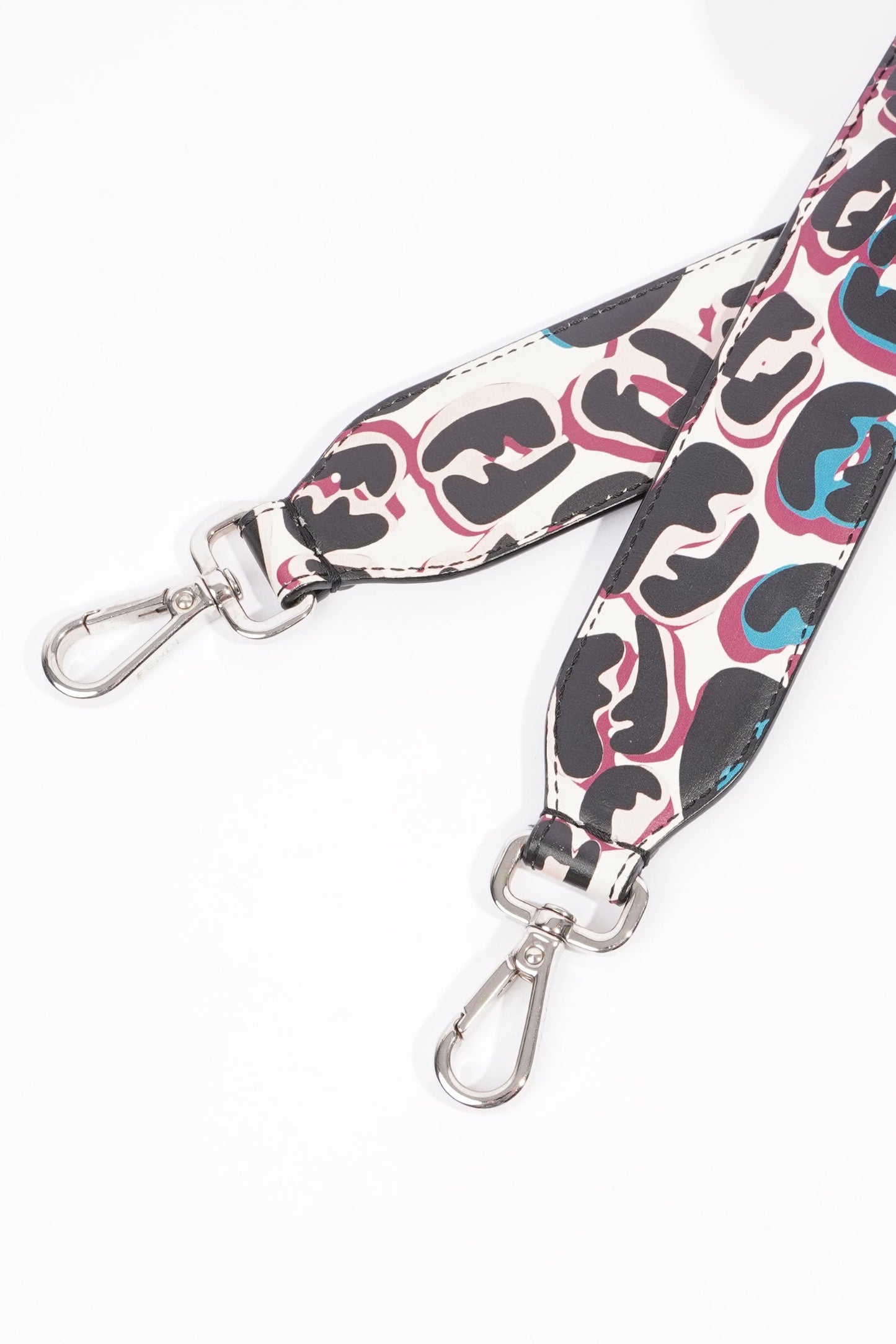 Fendi Strap You Multi FF Print / Black Leather