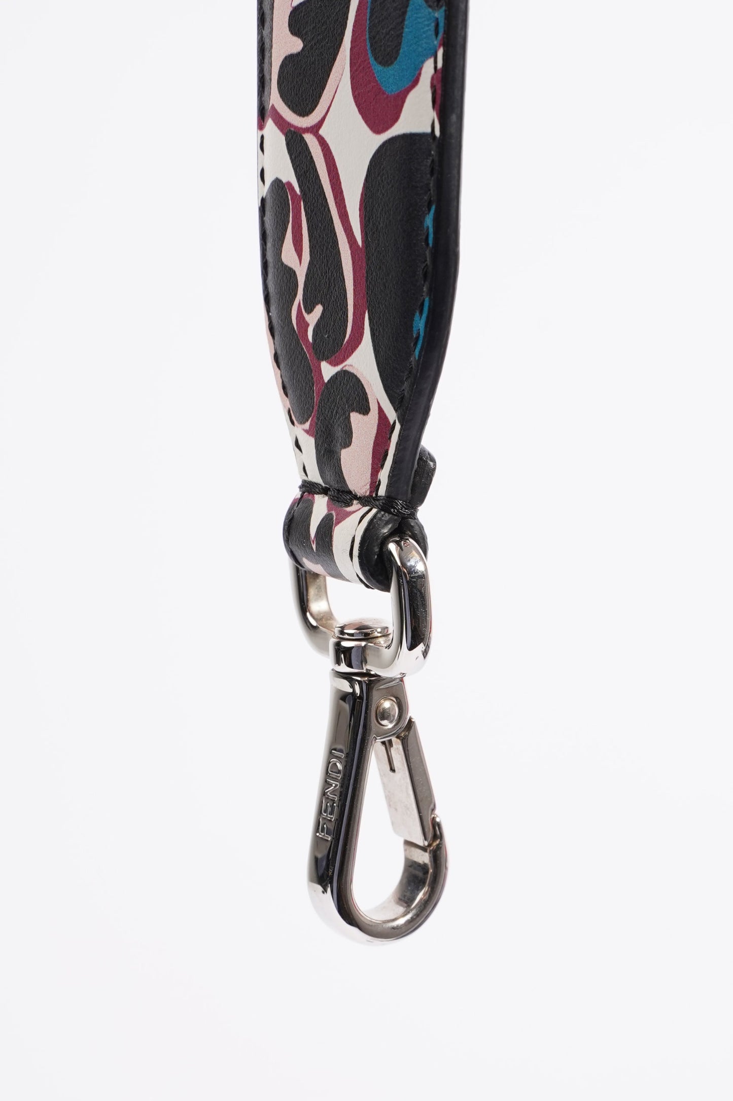 Fendi Strap You Multi FF Print / Black Leather