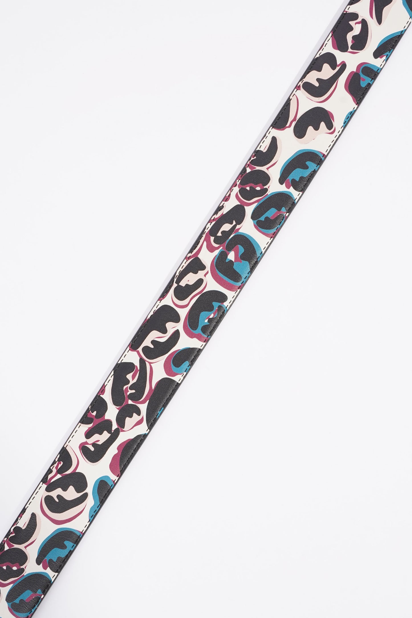 Fendi Strap You Multi FF Print / Black Leather