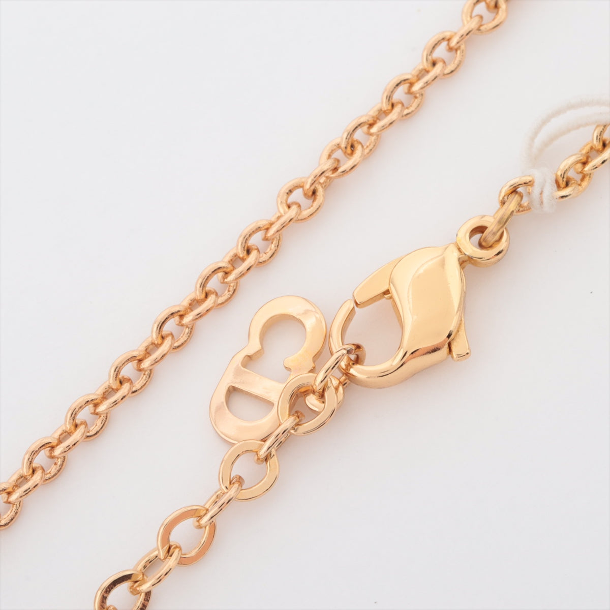 Christian Dior CD Logo Gold Necklace Costume Jewellery