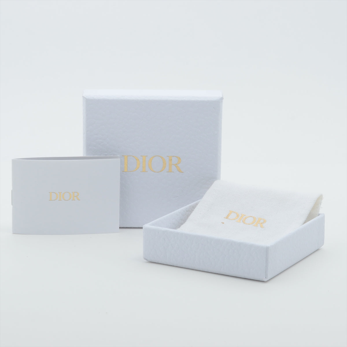 ITEM 5 - Dior Clair De Lune CD Small Loop Earrings (Costume Jewellery)