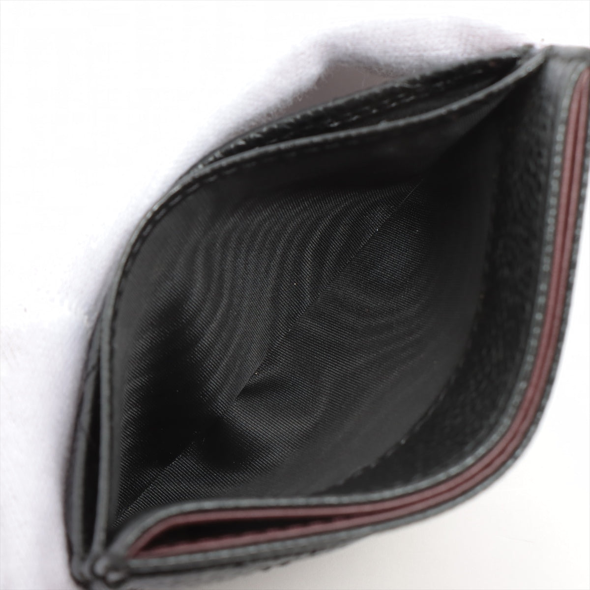 Chanel Flat Caviar Black Gold Cardholder