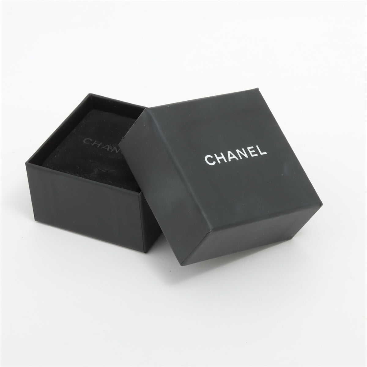 Chanel Coco Logo Gold Rhinestone Earrings Costume Jewellery