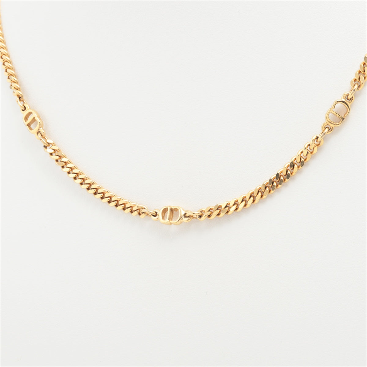 Christian Dior CD Gold Necklace Costume Jewellery