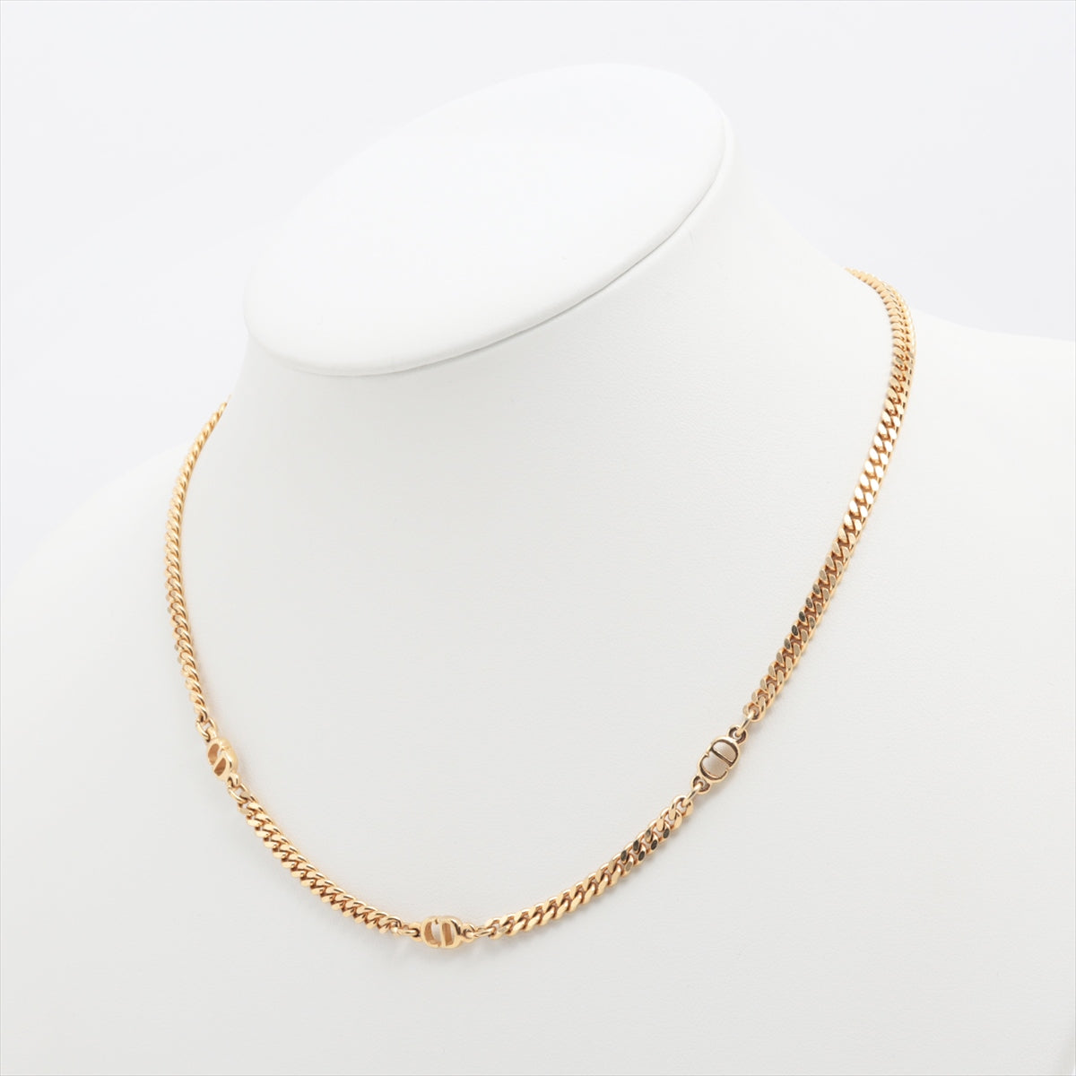 Christian Dior CD Gold Necklace Costume Jewellery