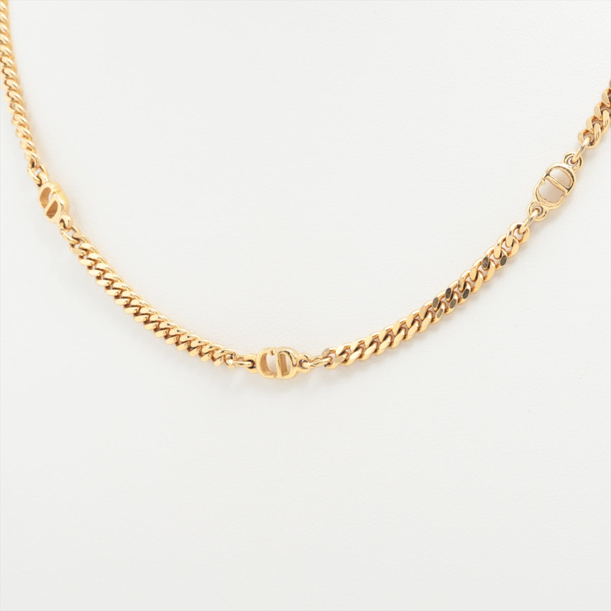 Christian Dior CD Gold Necklace Costume Jewellery