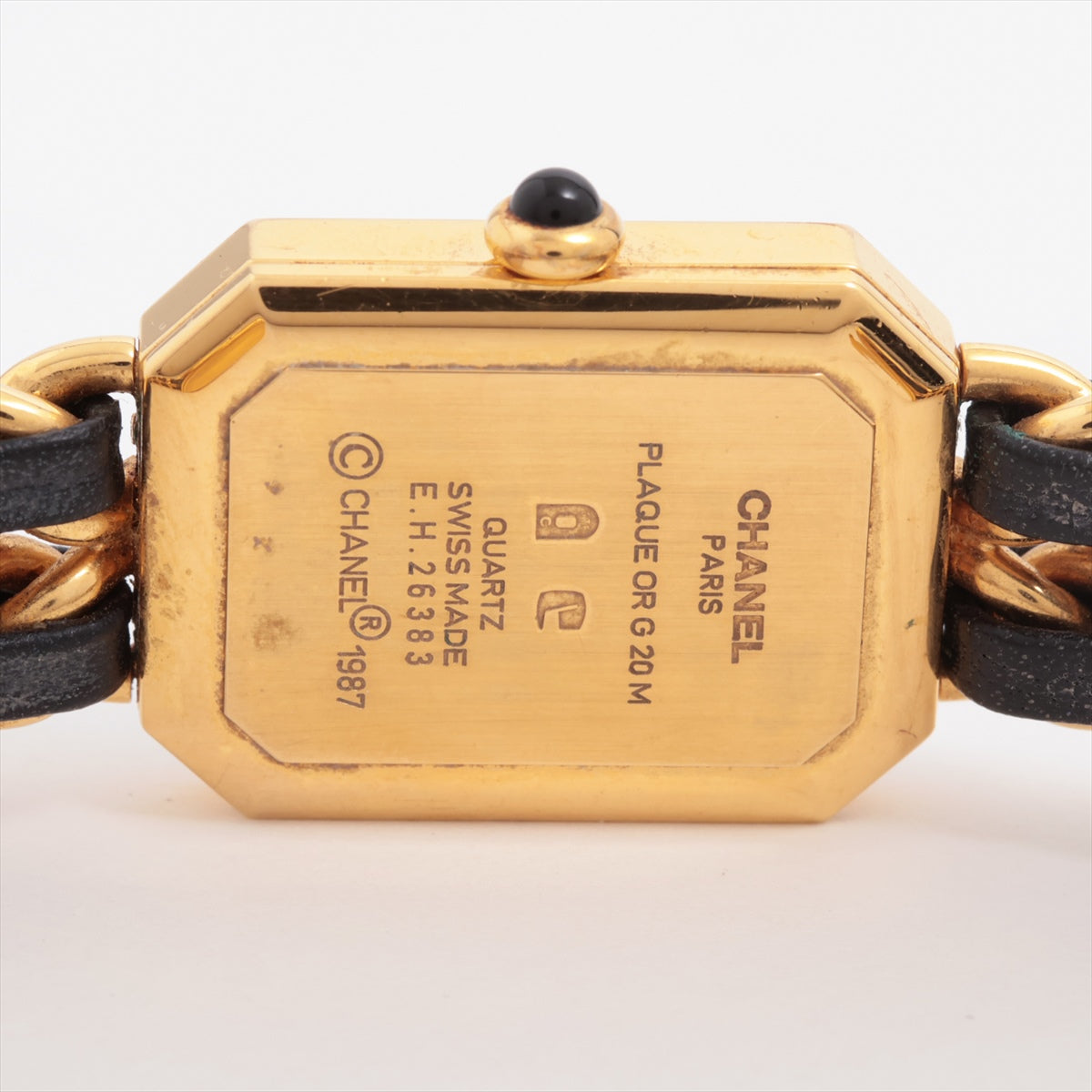 Chanel Premier XL Black Gold Watch