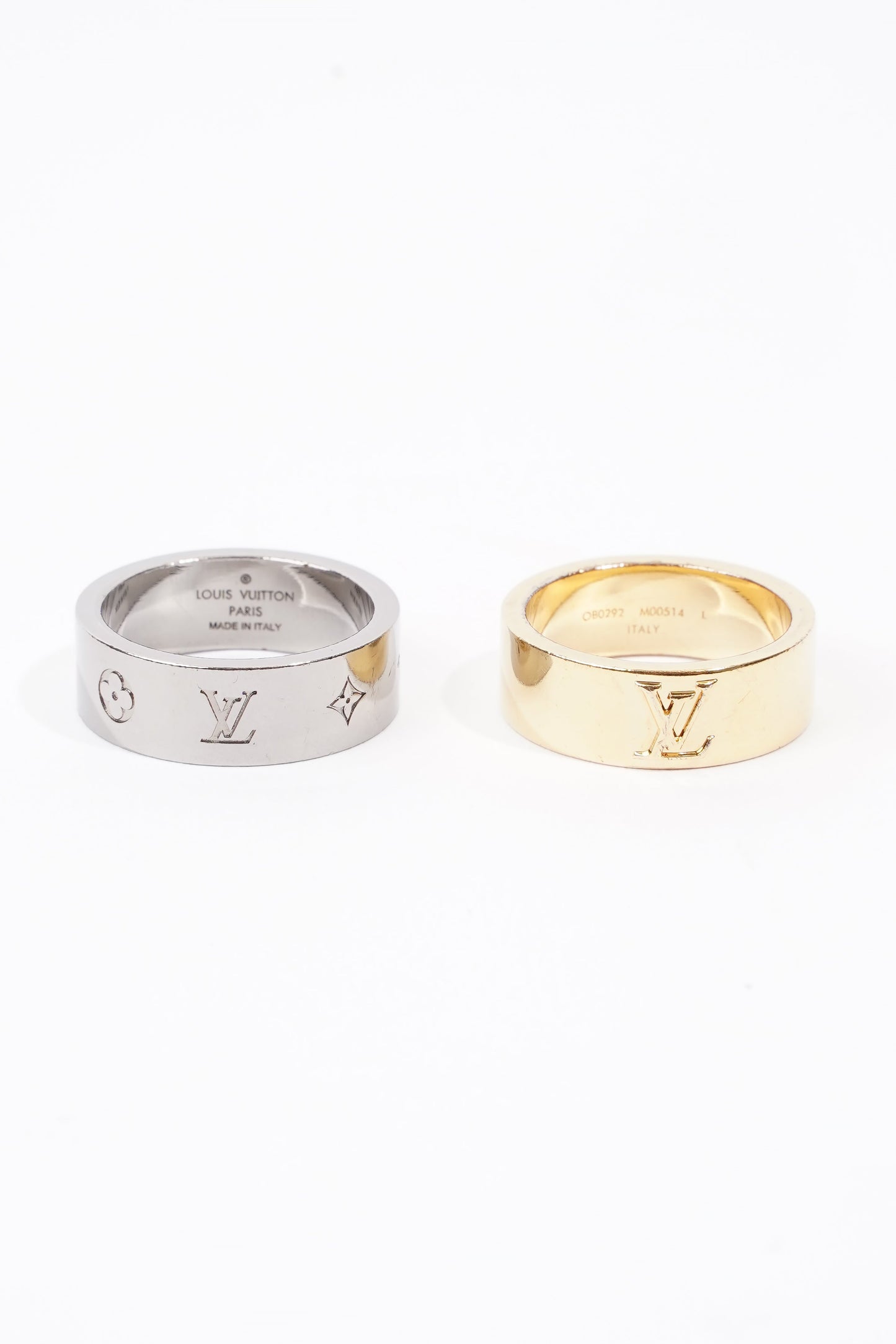 Louis Vuitton Berg LV Instinct Rings Gold / Silver Gold Plated L