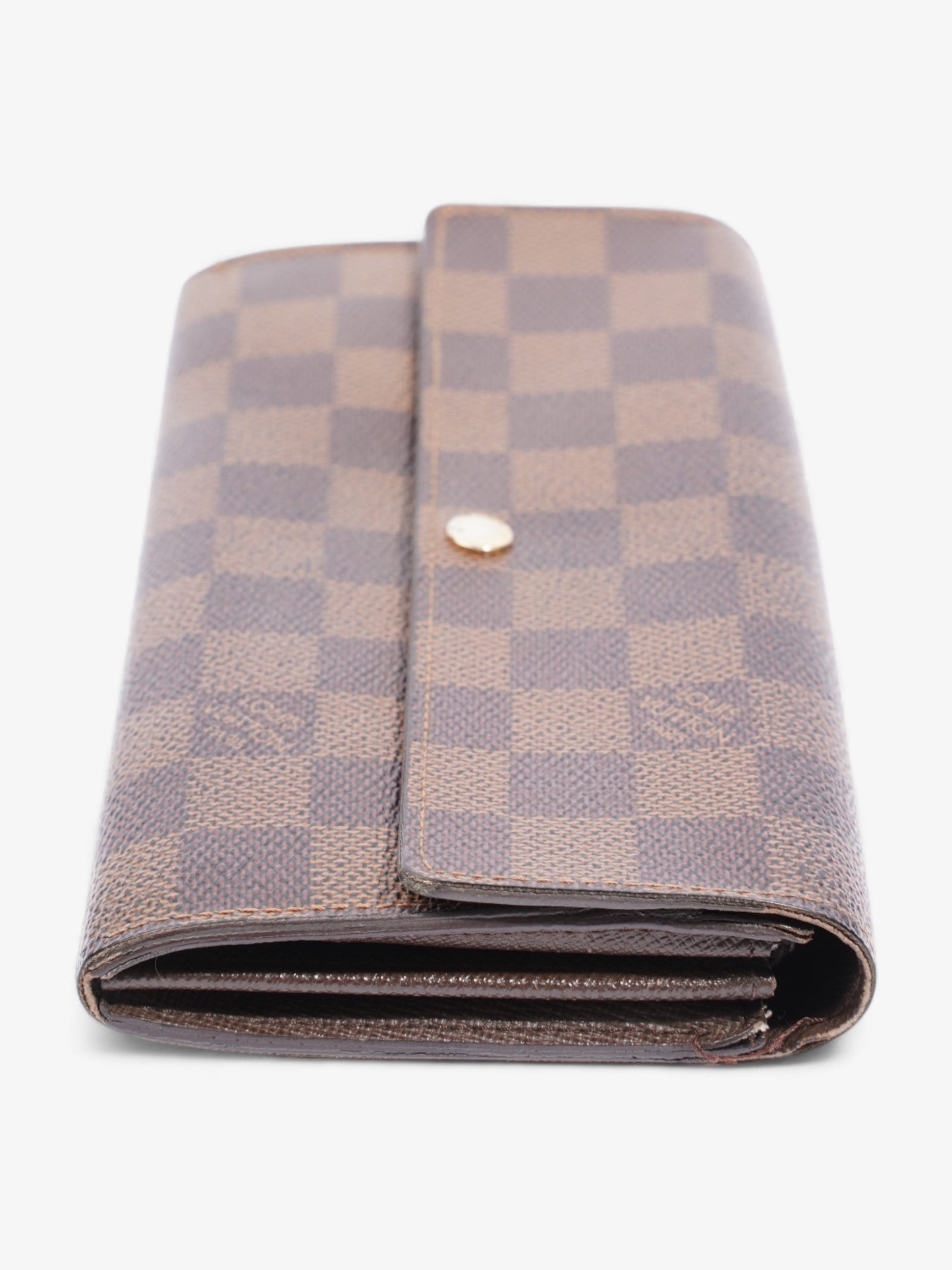 Louis Vuitton Portefeuille Sarah Wallet Damier Ebene Coated Canvas