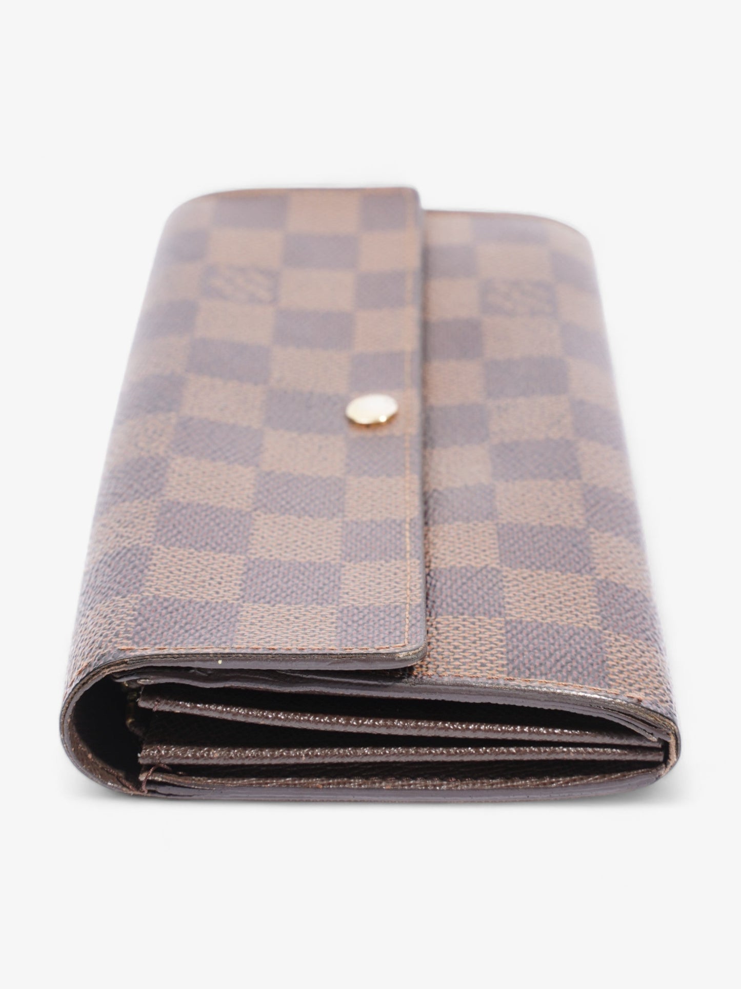 Louis Vuitton Portefeuille Sarah Wallet Damier Ebene Coated Canvas