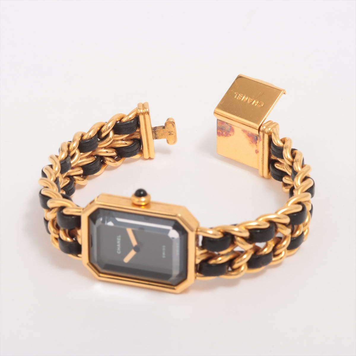 Chanel Premier M Black Gold Watch
