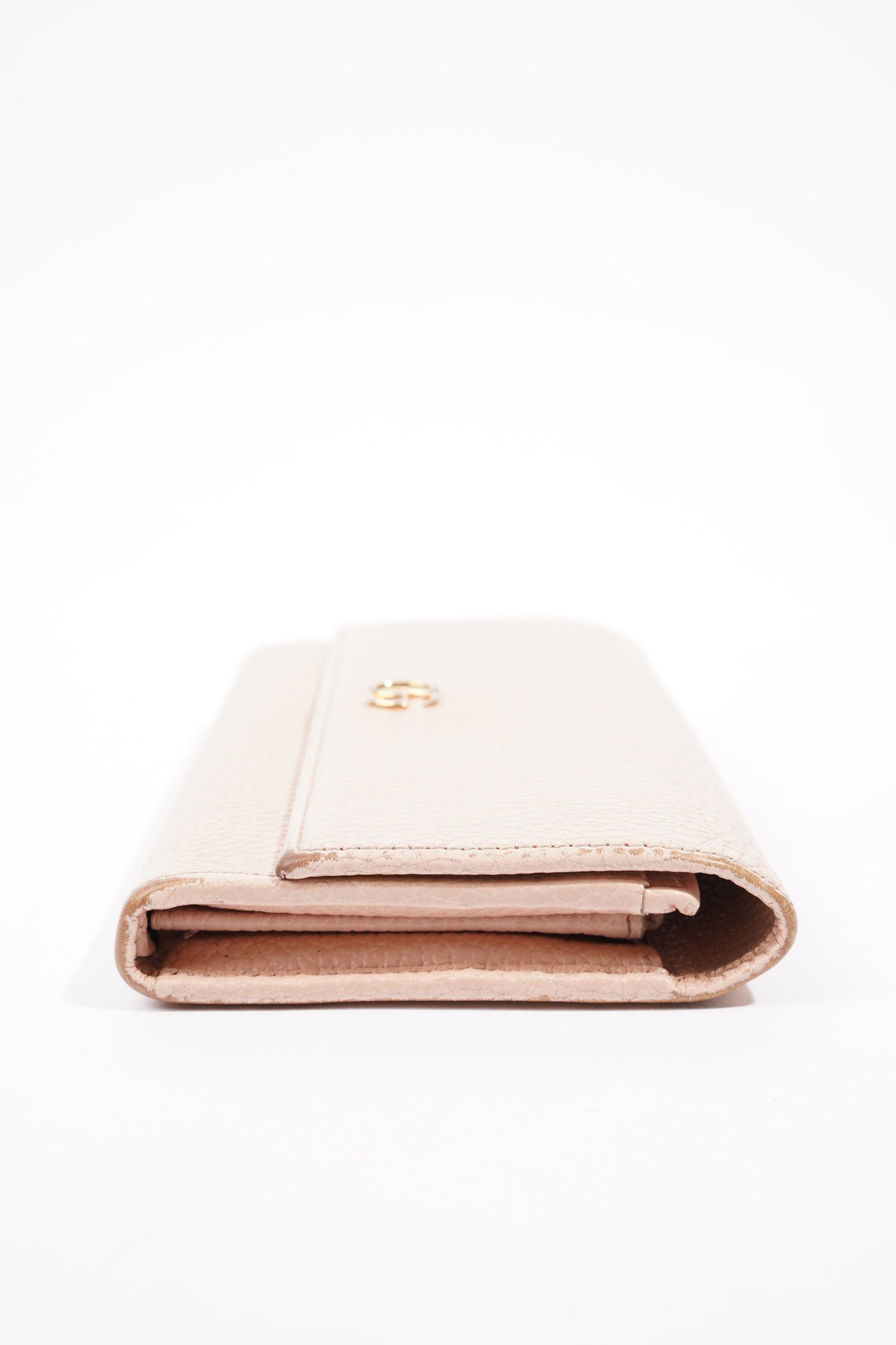 Gucci Marmont Long Wallet Pink Leather