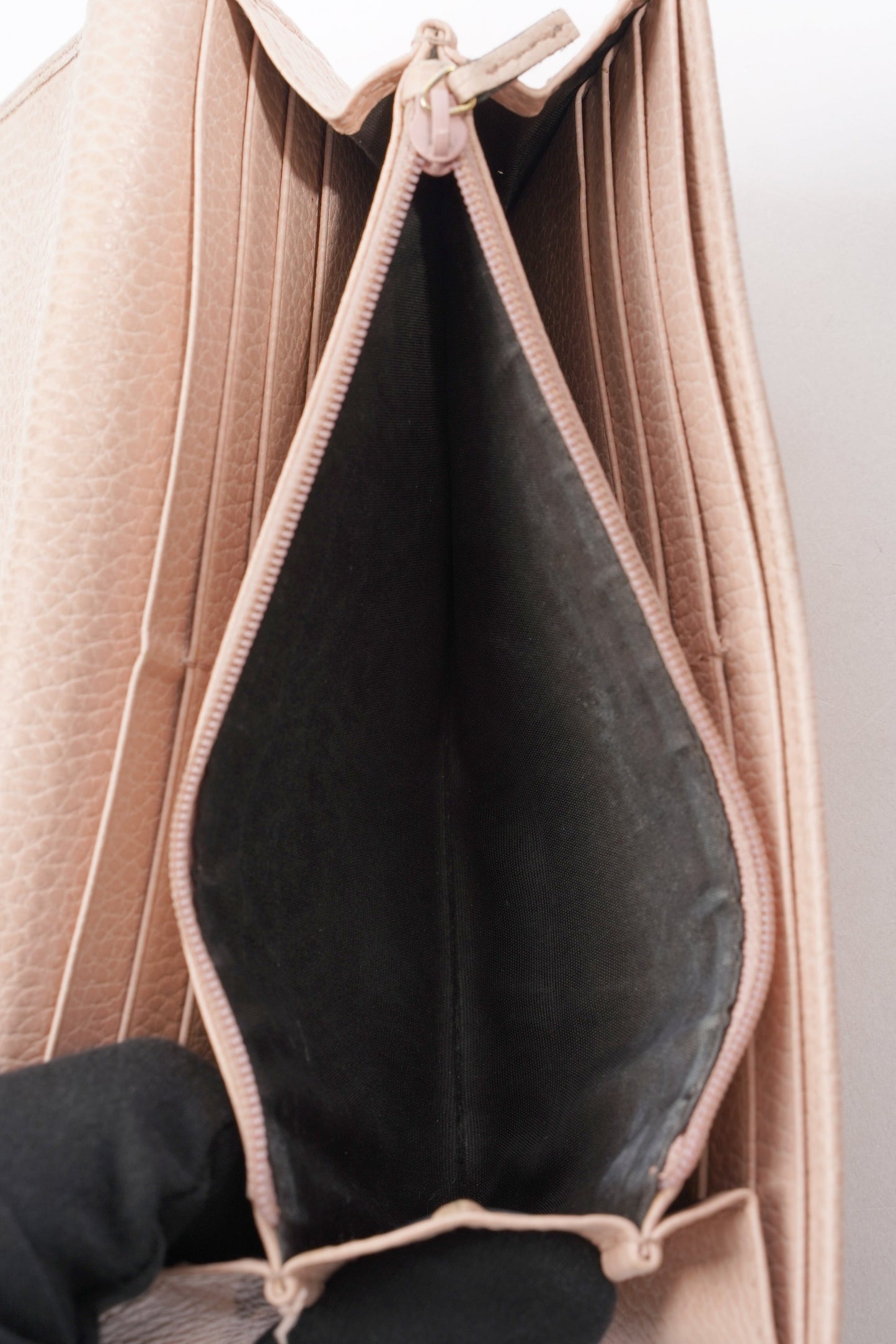 Gucci Marmont Long Wallet Pink Leather