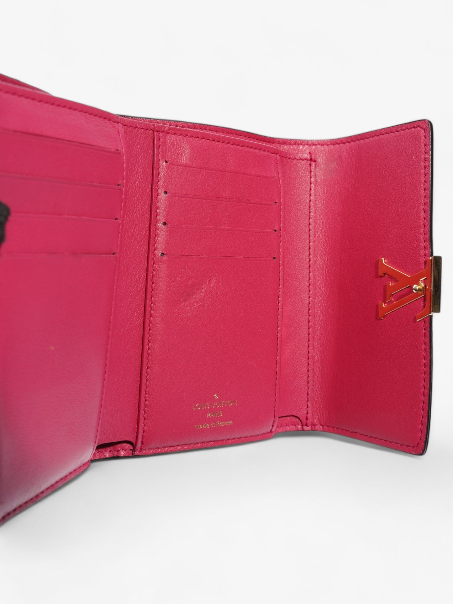 Louis Vuitton Capucine Wallet Black Leather