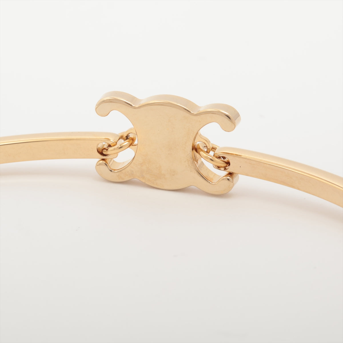Celine Triomphe Gold Logo Bracelet