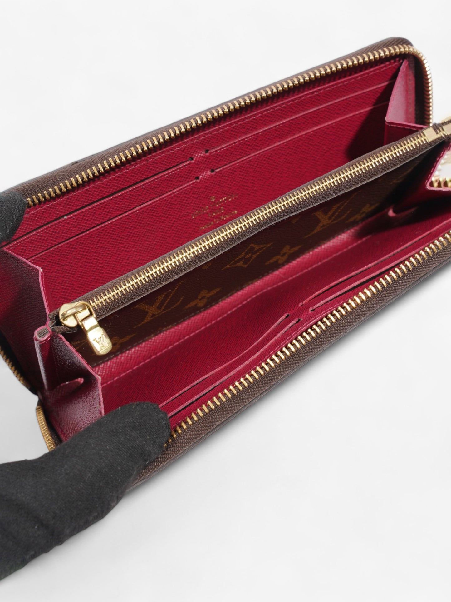 Louis Vuitton Clemence Wallet Monogram Coated Canvas