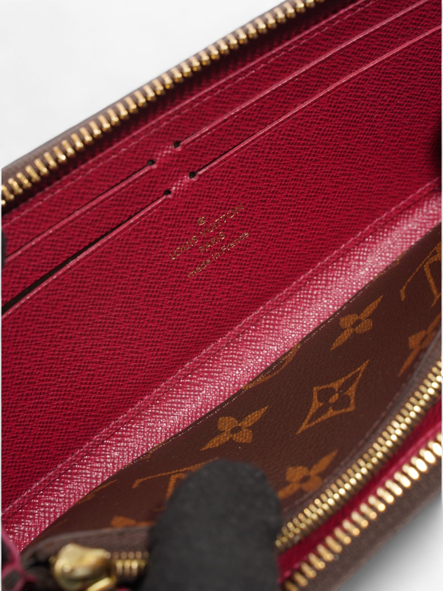 Louis Vuitton Clemence Wallet Monogram Coated Canvas