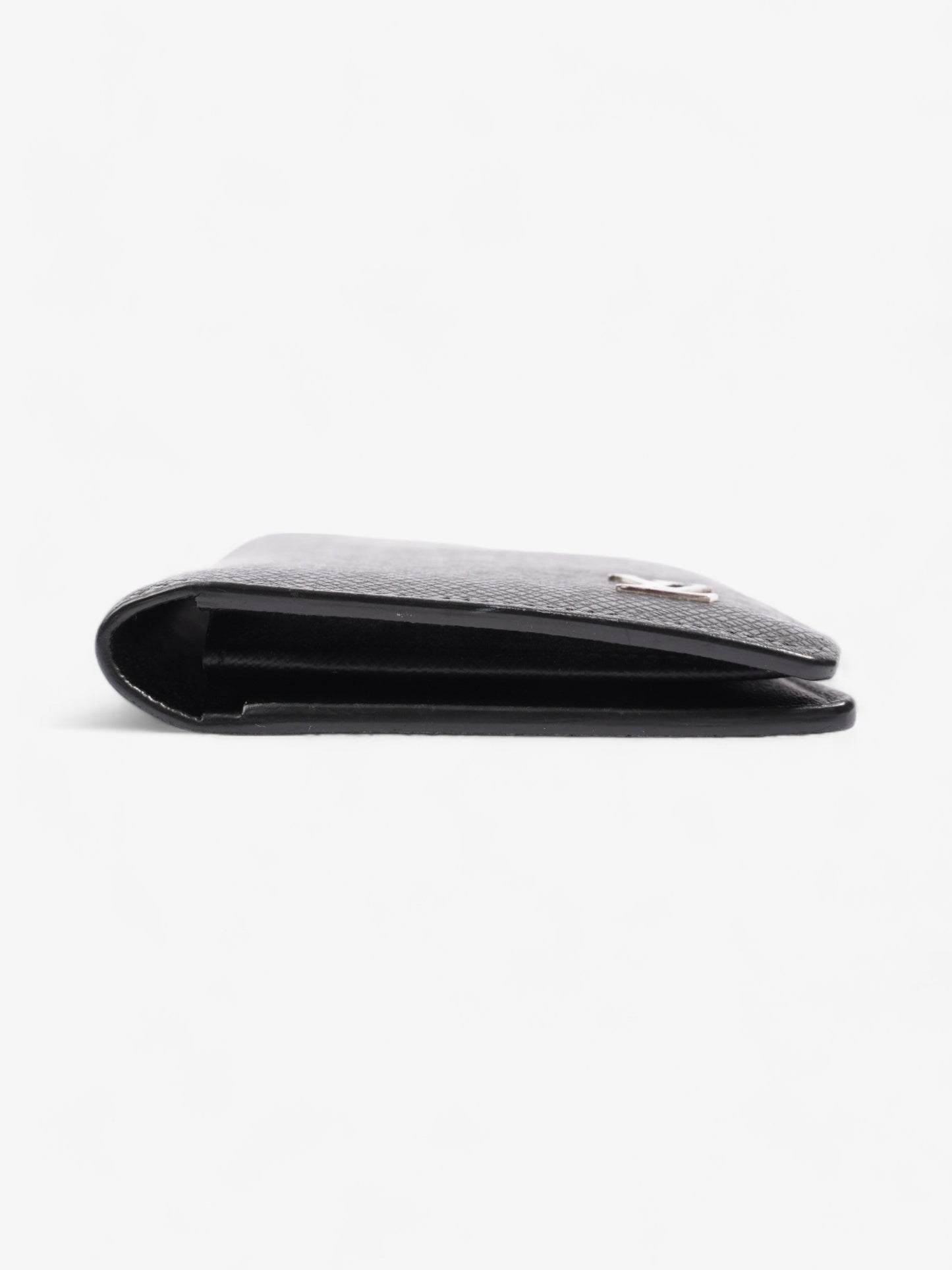 Louis Vuitton Taiga Portefeuille Brazza Long Wallet Black Leather