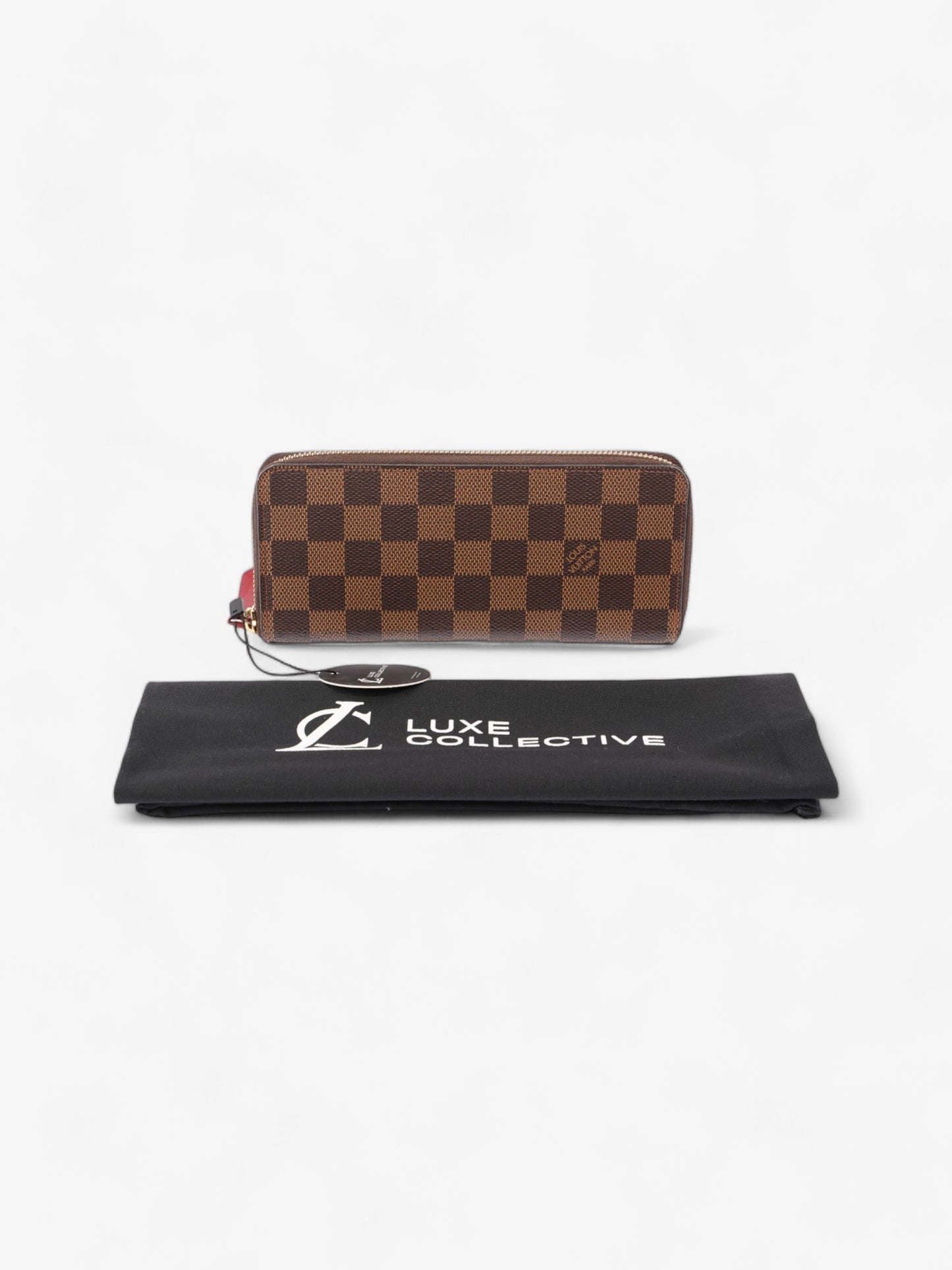 Louis Vuitton Clemence Wallet Monogram / Red Coated Canvas