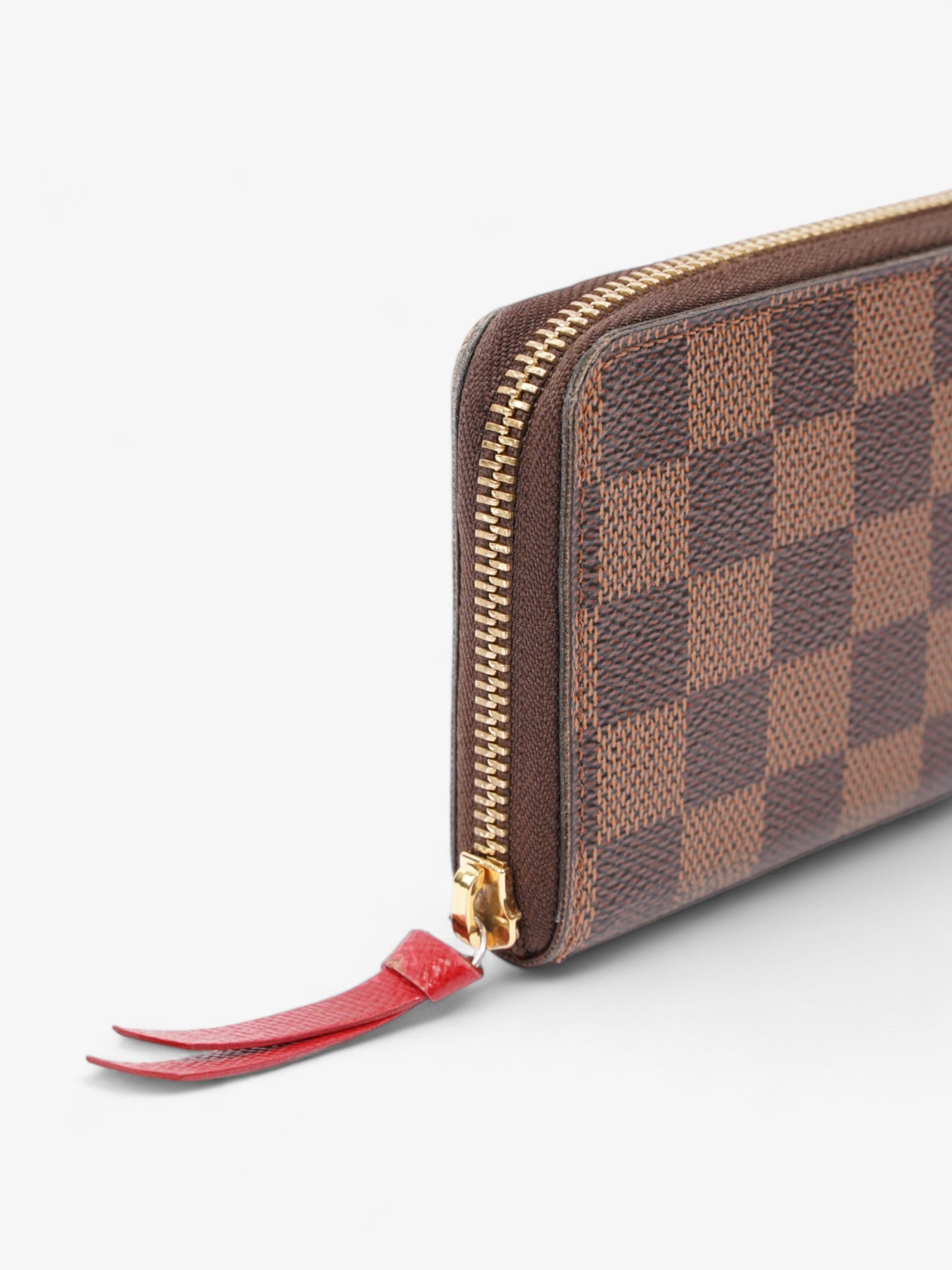 Louis Vuitton Clemence Wallet Monogram / Red Coated Canvas