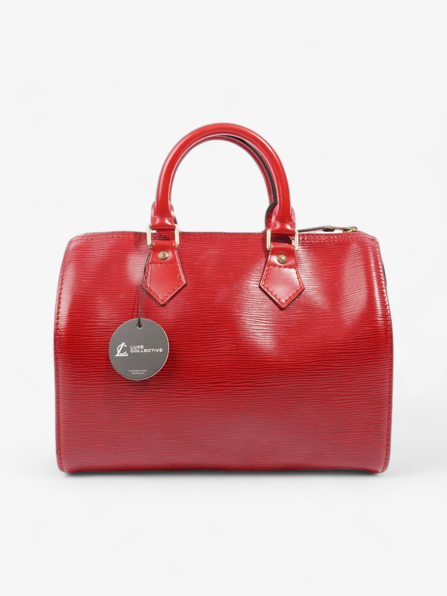 Louis Vuitton Speedy Red Epi Leather 25