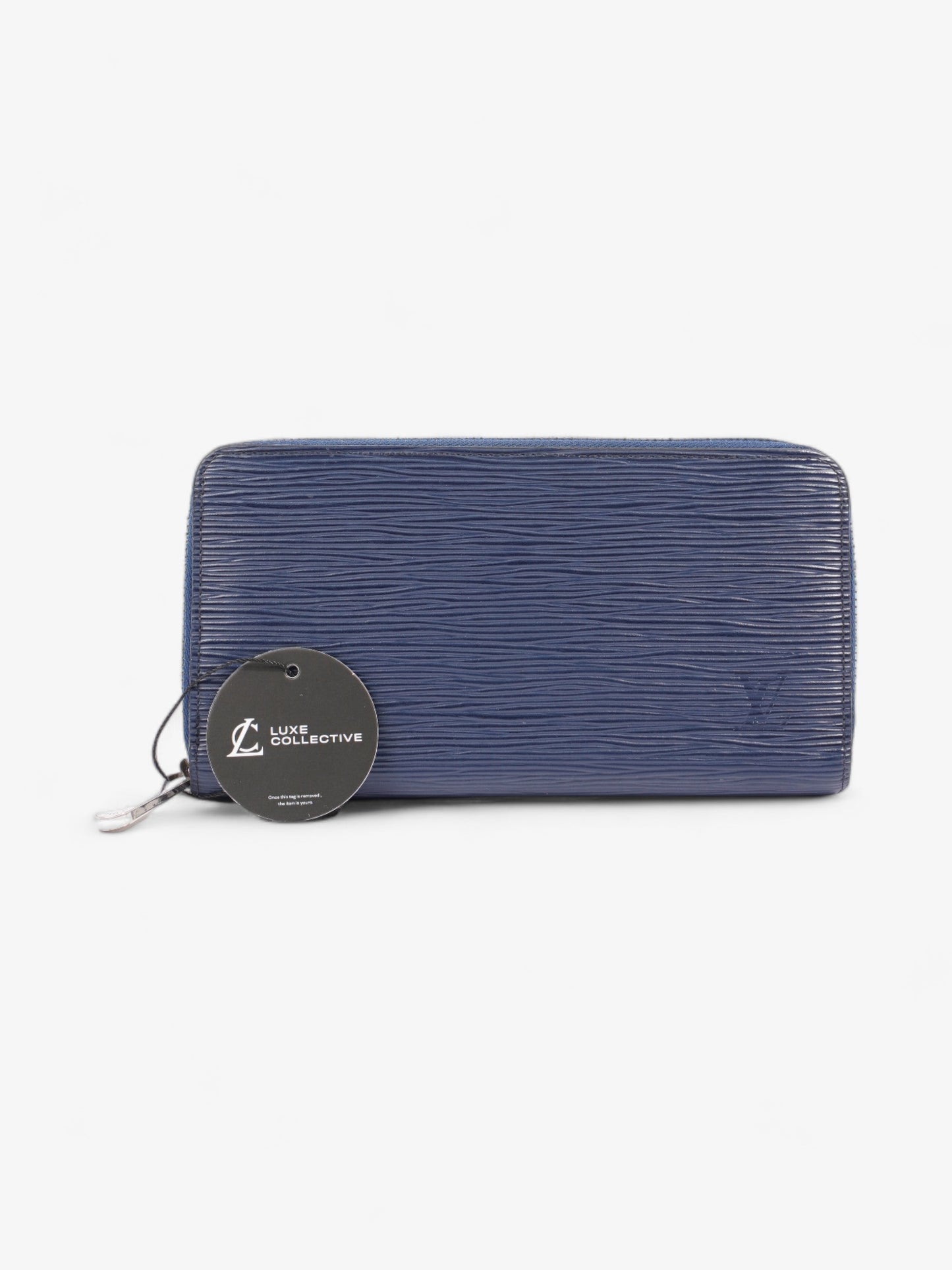 Louis Vuitton Zippy Wallet Navy Epi Leather