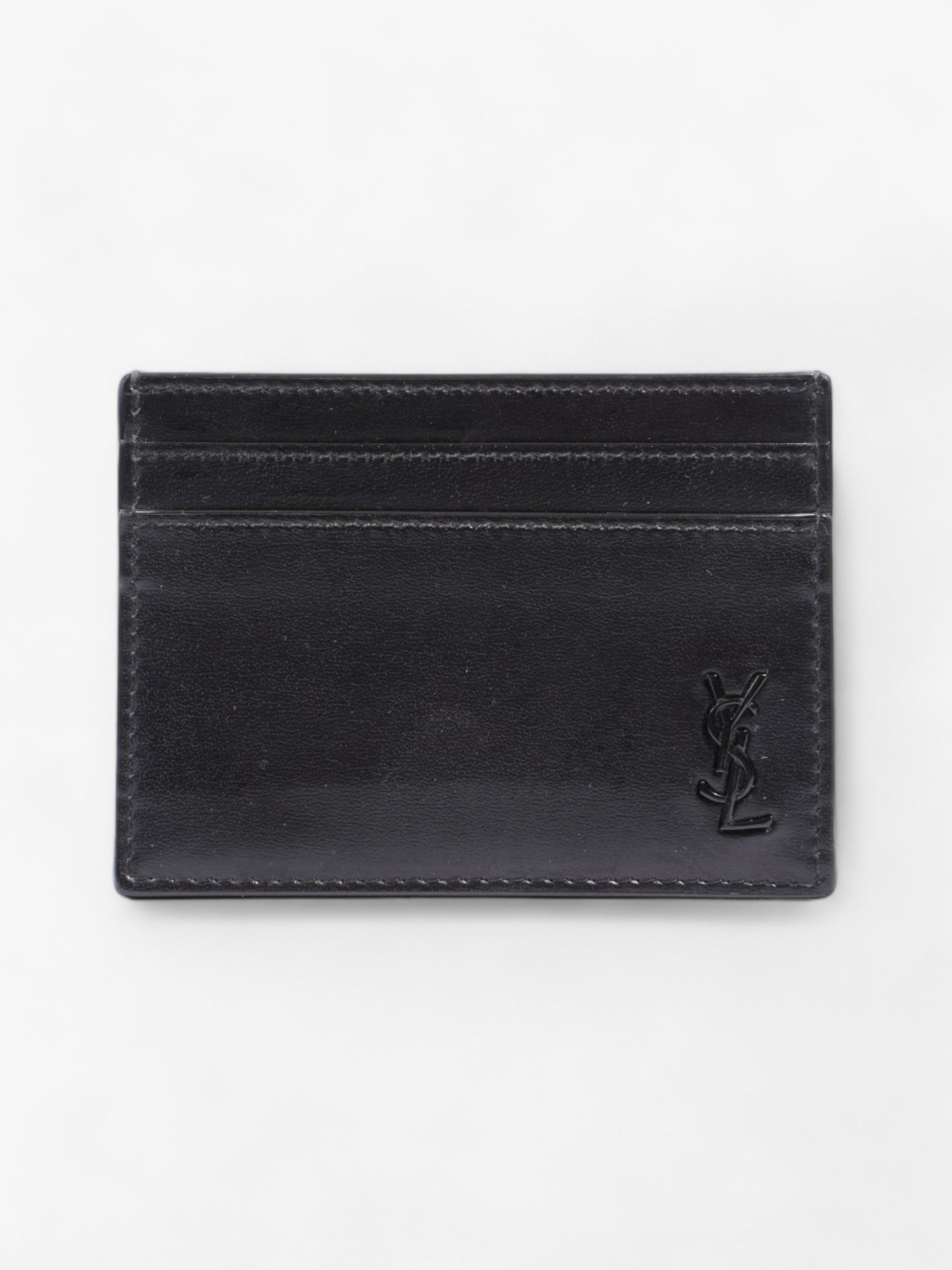 Saint Laurent Card Case Black Leather