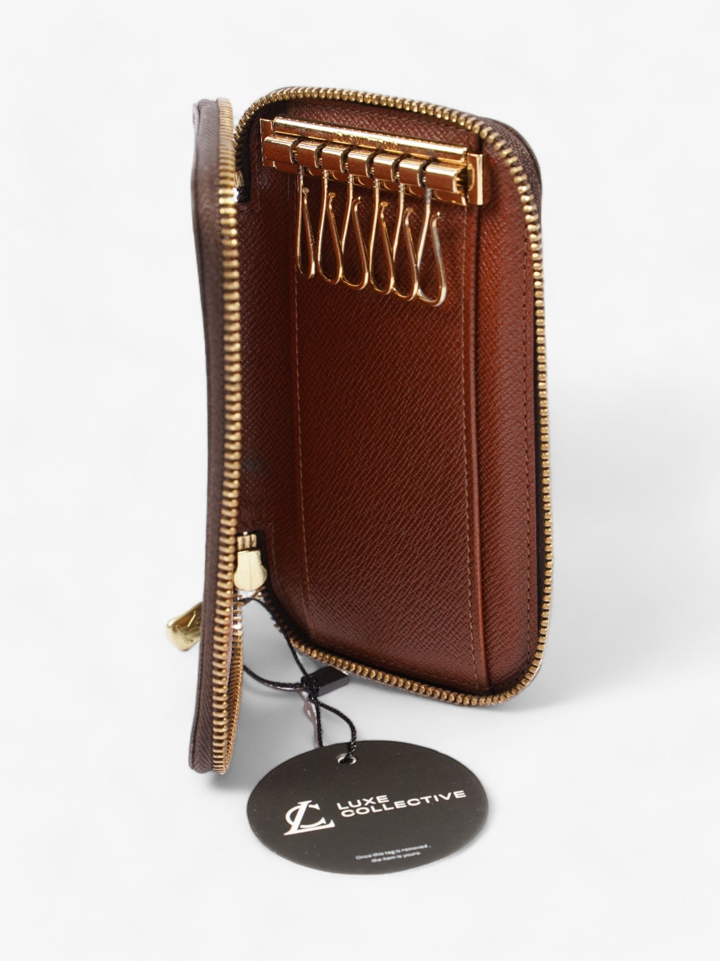 Louis Vuitton 6 Key Holder Monogram Coated Canvas