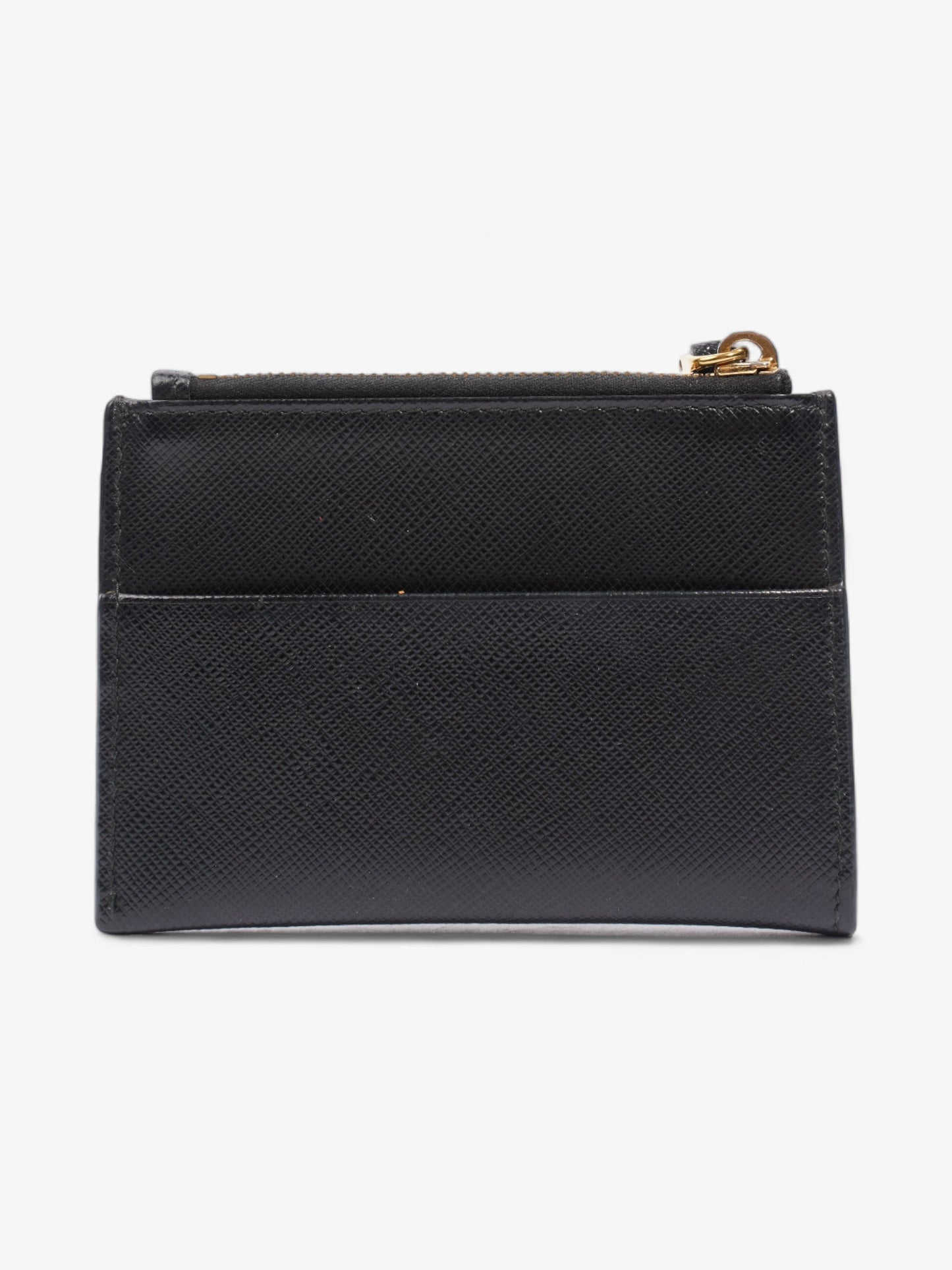 Prada Triangle Wallet Black Saffiano Leather