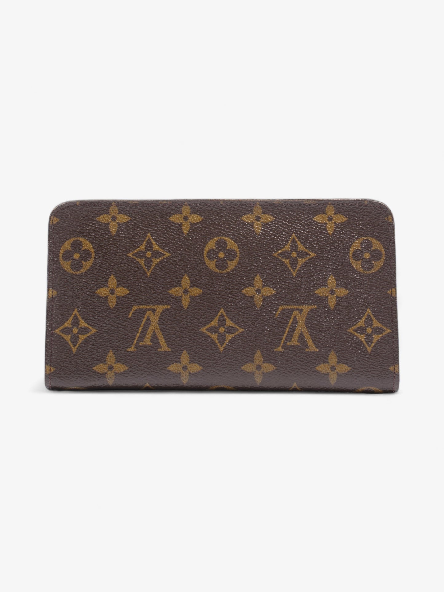 Louis Vuitton Zip Round Wallet Monogram Coated Canvas