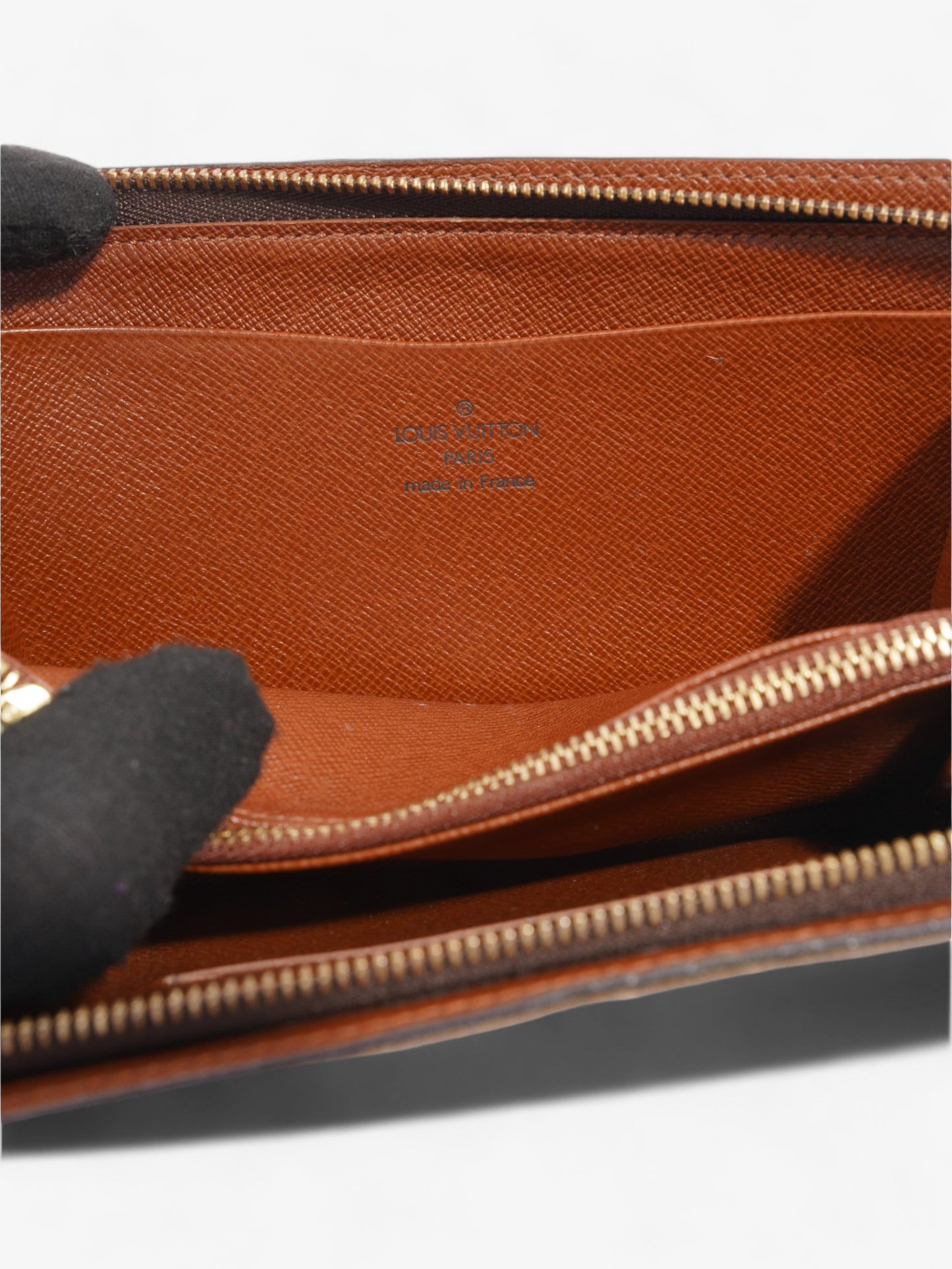 Louis Vuitton Zip Round Wallet Monogram Coated Canvas