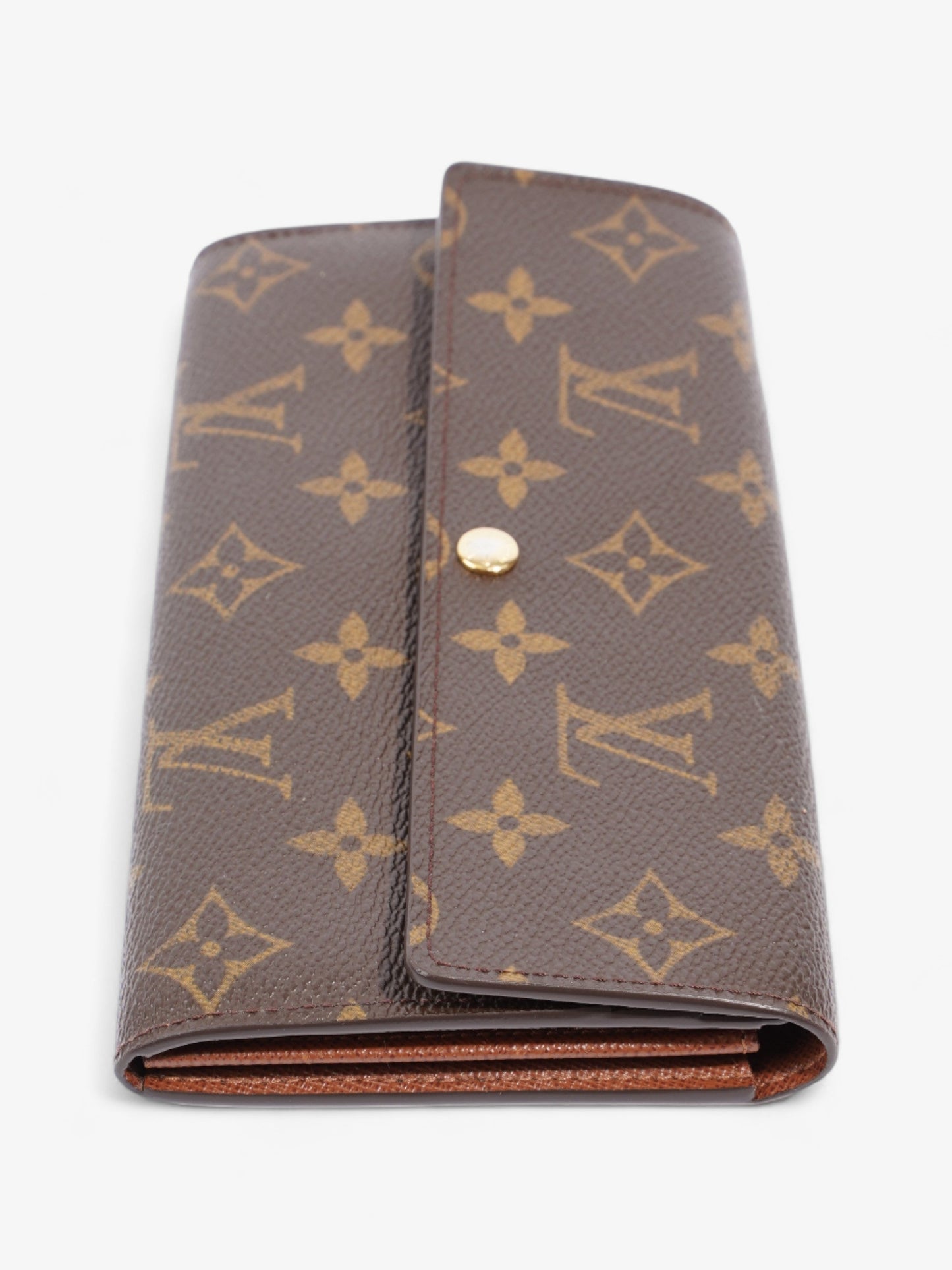 Louis Vuitton Louis Vuitton Monogram Portefeuille Sarah M61734 SP1110 Wallet Monogram Coated Canvas
