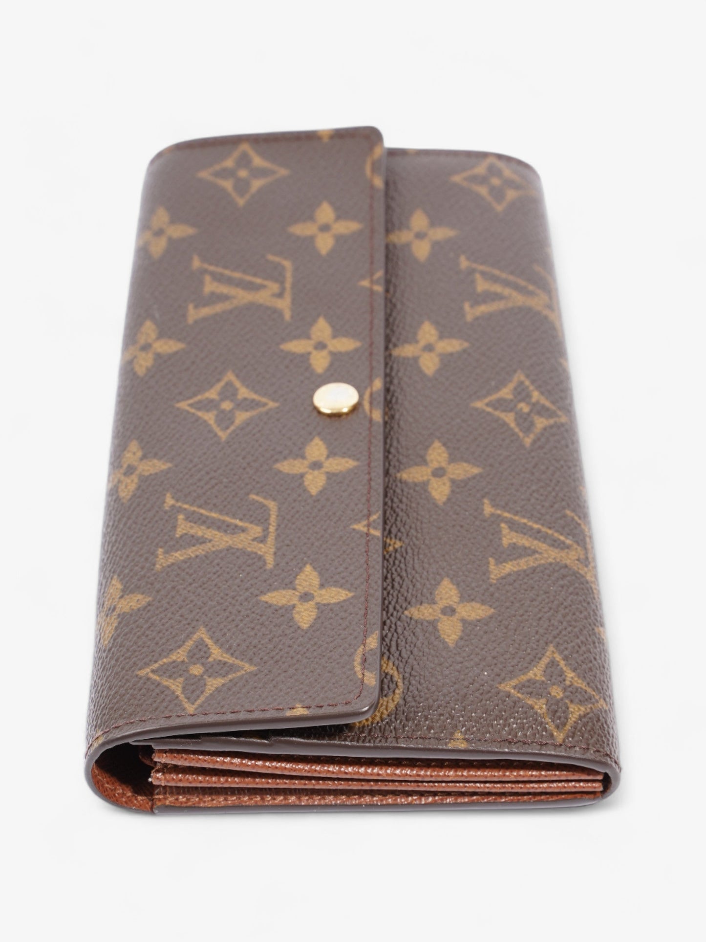 Louis Vuitton Louis Vuitton Monogram Portefeuille Sarah M61734 SP1110 Wallet Monogram Coated Canvas