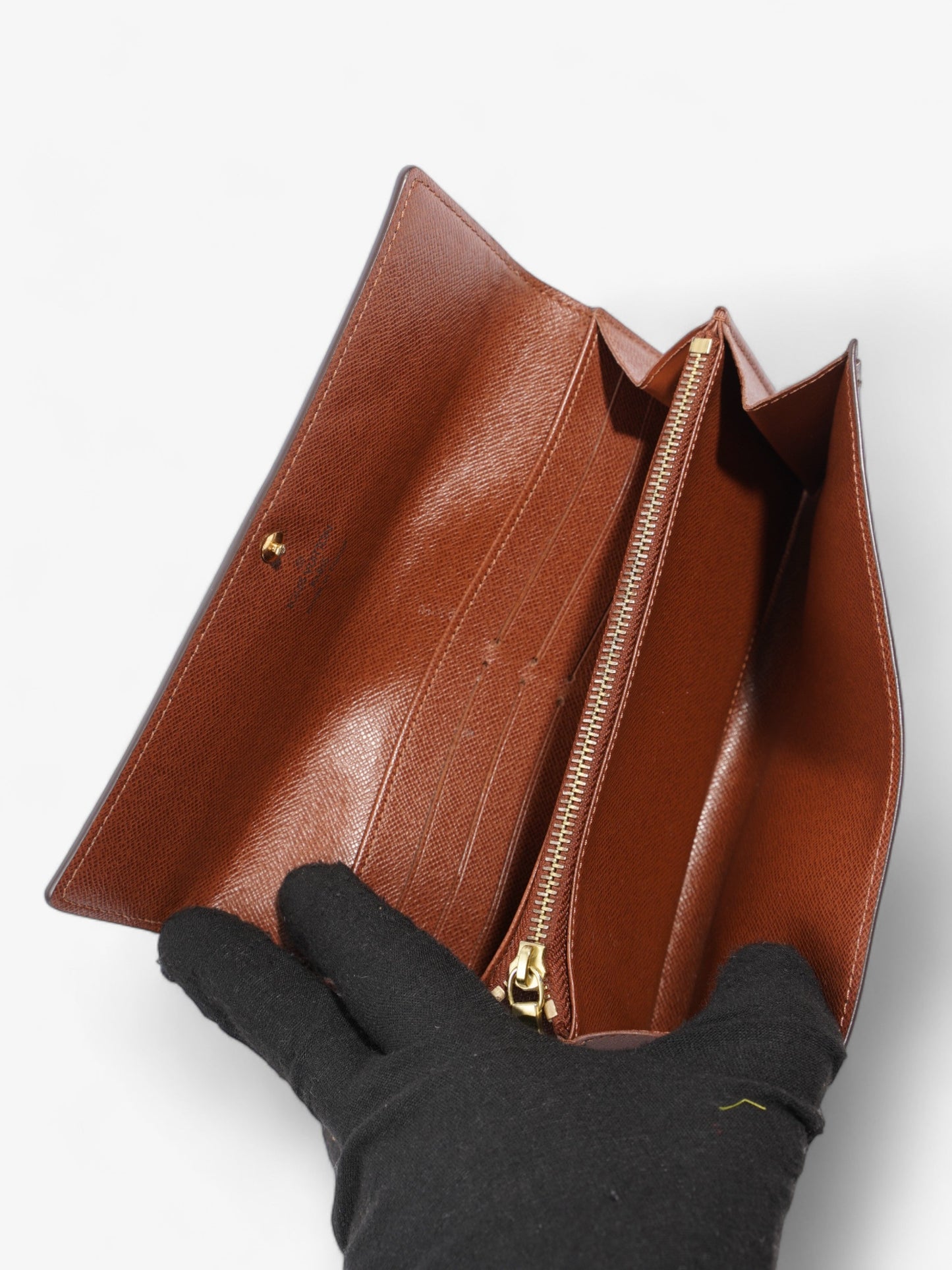 Louis Vuitton Louis Vuitton Monogram Portefeuille Sarah M61734 SP1110 Wallet Monogram Coated Canvas