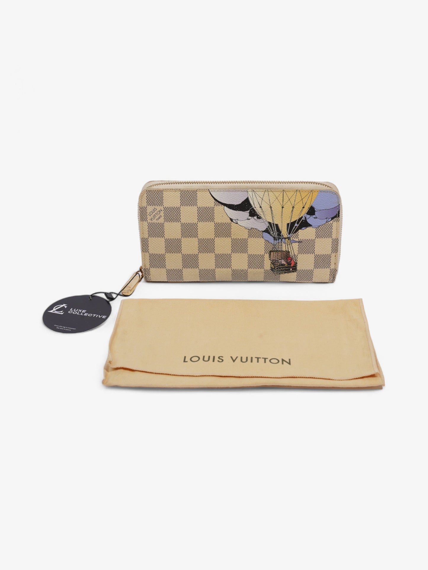 Louis Vuitton Ilustre Zippy Wallet Damier Azur Coated Canvas