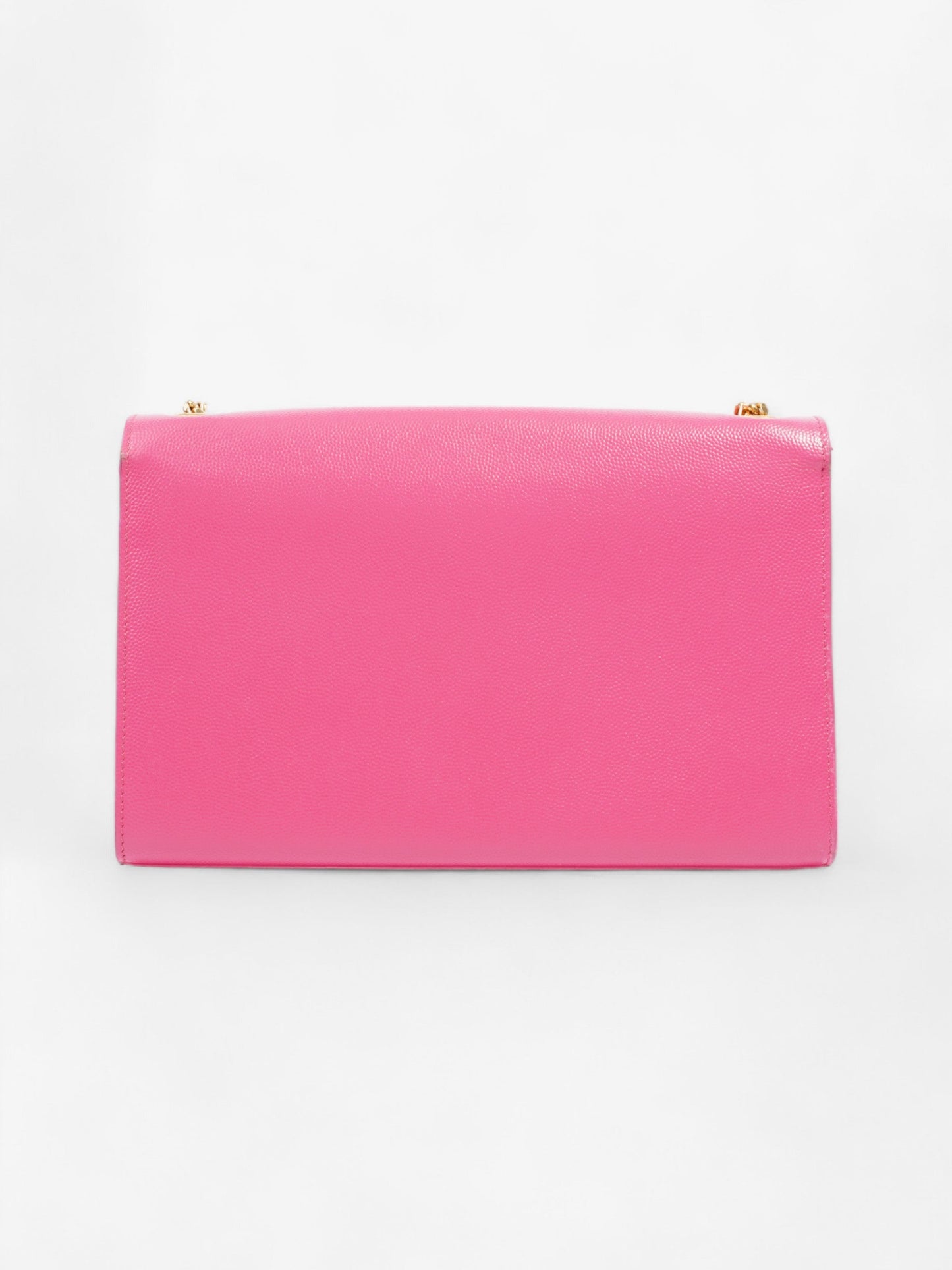Saint Laurent Kate Neon Pink Grained Leather
