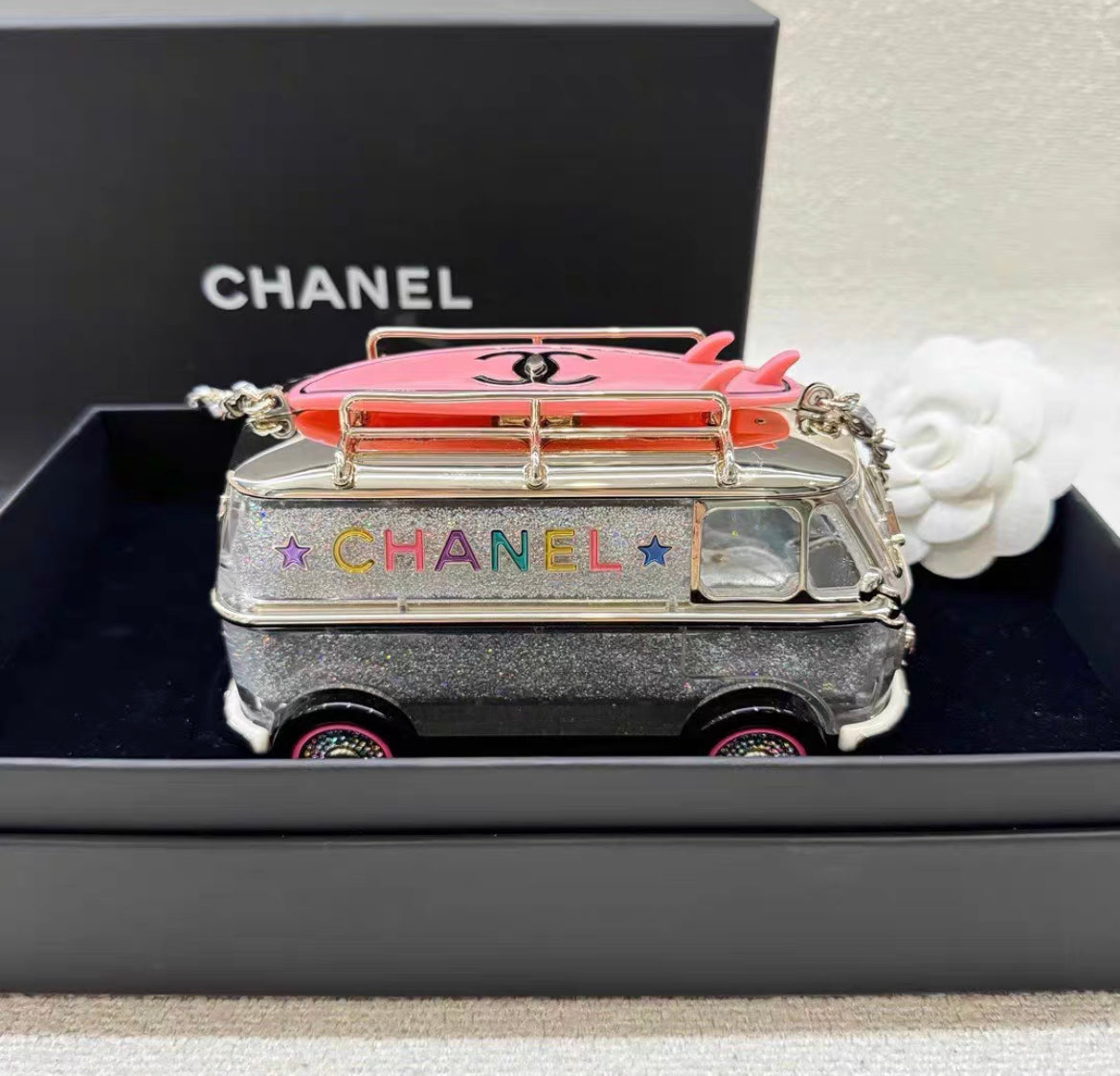 Chanel 24C Mini bus Van Hollywood Minaudiere Mini Bag handbag