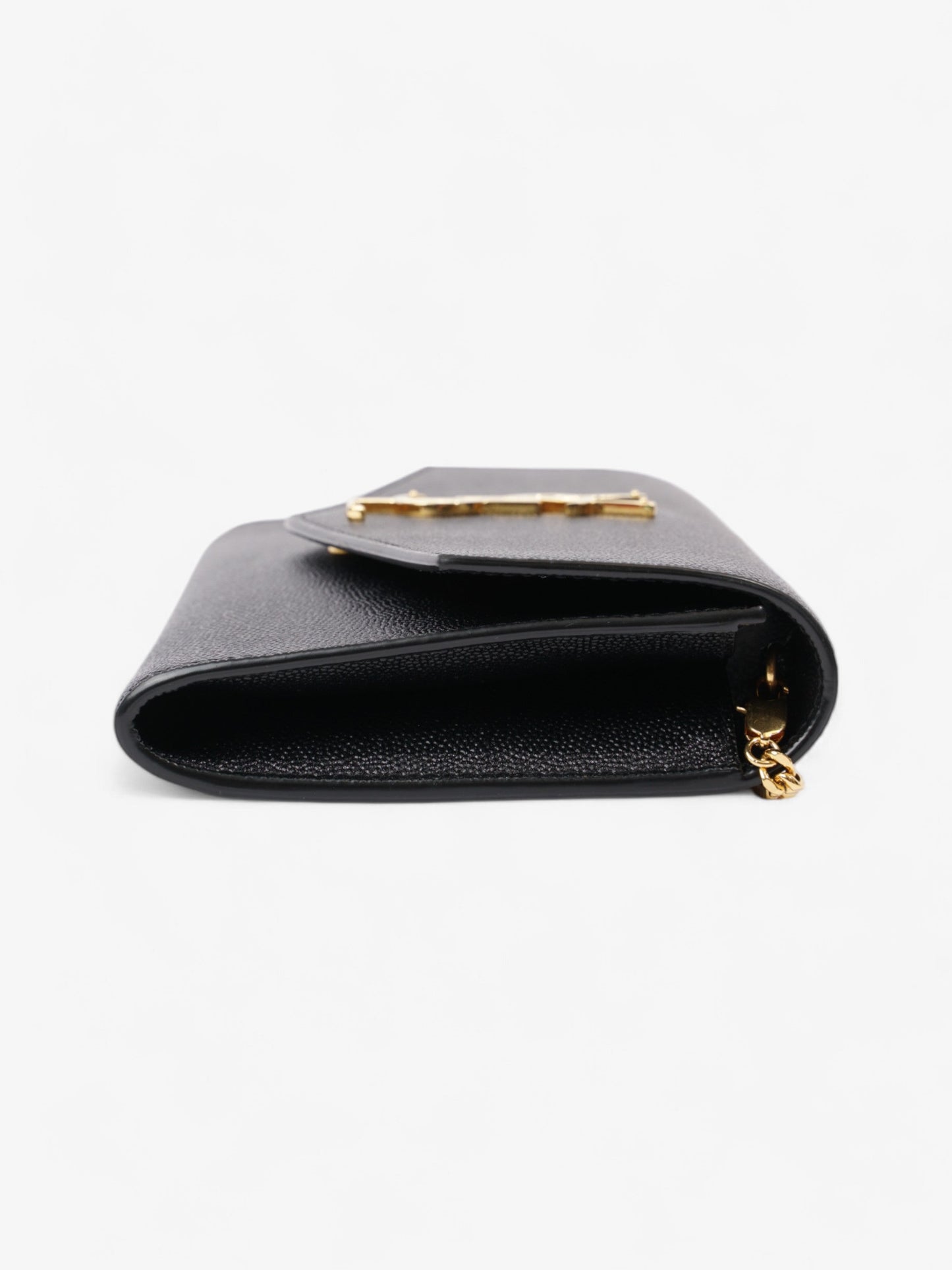 Saint Laurent Uptown Crossbody Black Grained Leather