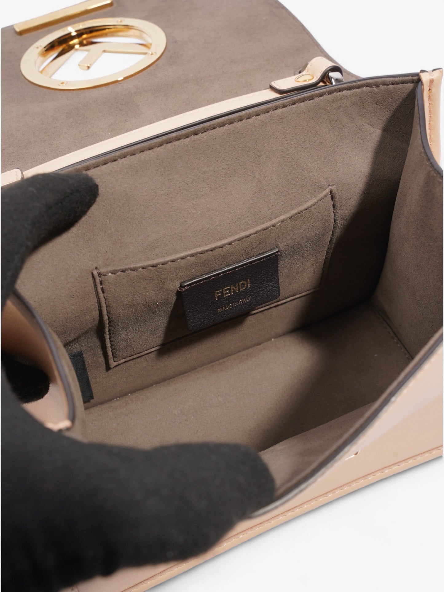 Fendi Fendi Kan Beige Leather